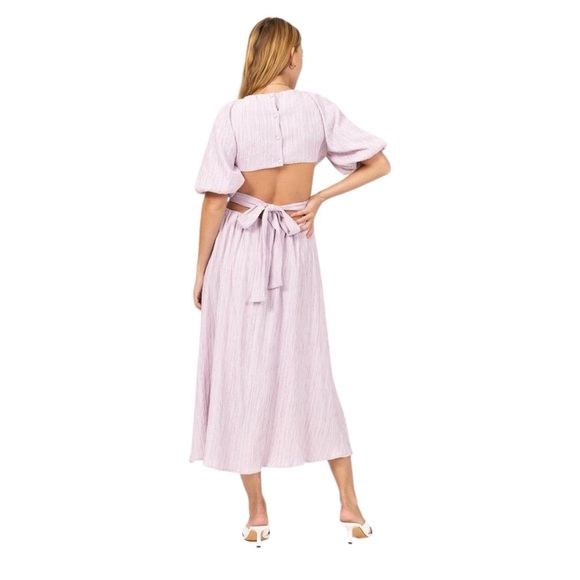 HYFVE Cut-Out Midi Dress Size Medium - Picture 4 of 5